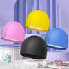 2Pcs Adults Swim Cap Water Resistant Elastic Breathable Long Short Hair Swimming Hat Solid Color Men Women Swimming Pool Cap