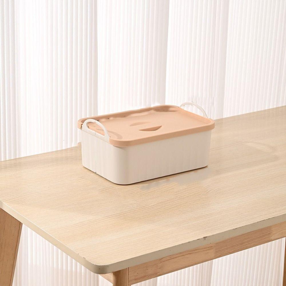 With Lid Tulip Hand-held Storage Box Exquisite Storage Case Wardrobe Box  Clothing
