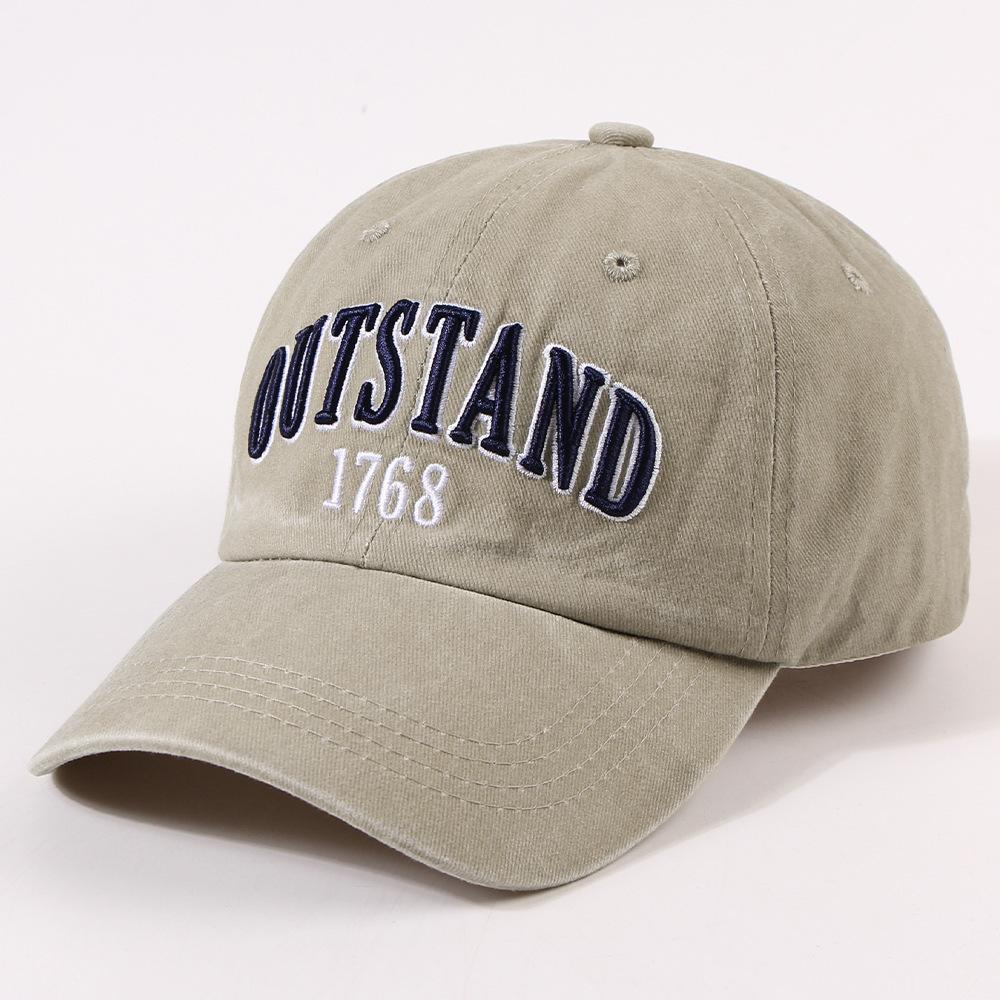 Washed Denim Old Baseball Hat Men's Retro Fashion American Gray Sun Protection Baseball Hat Summer Women