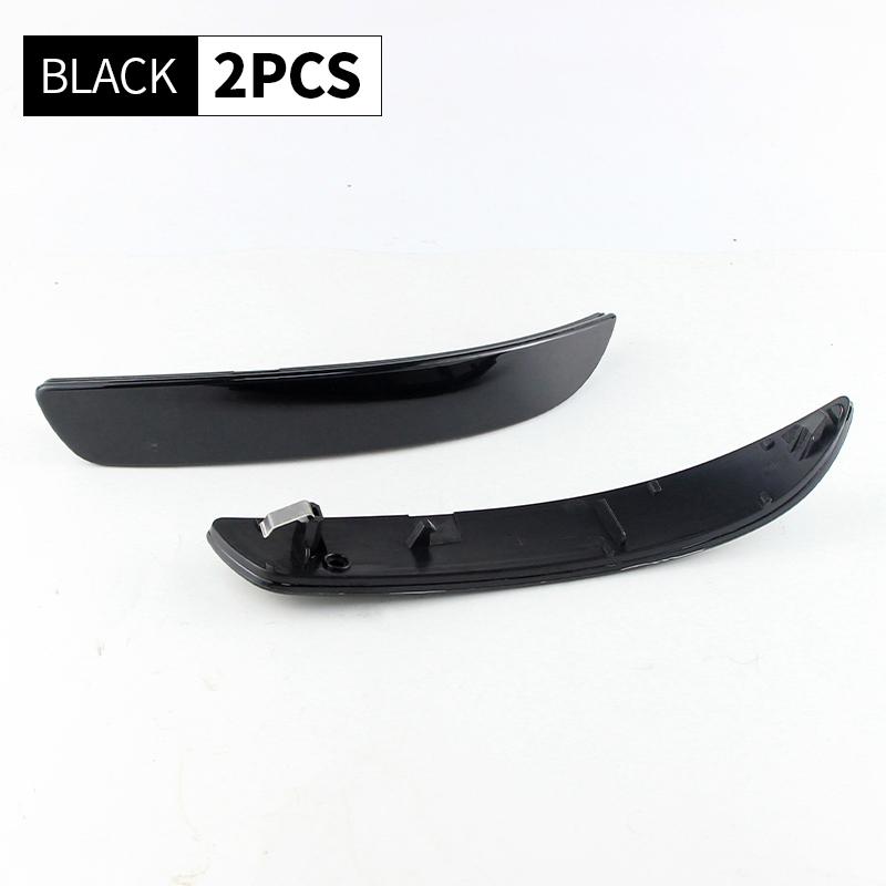

2PCS For BMW E70 X5 2007-2010 Rear Bumper Reflector Cover Shell No Bulb OEM: 63217158949/16475610/63147158950 Car Accessories Smoke lens No bulb