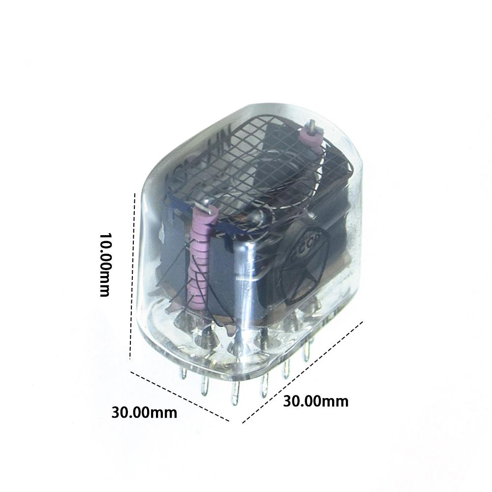 IN-12 IN12 Glow Tube with Decimal Point Glow Tubes Symbol Tube Nixie Tube Clock Glow Tube for Glow Clock Nixie Digital LED Clock