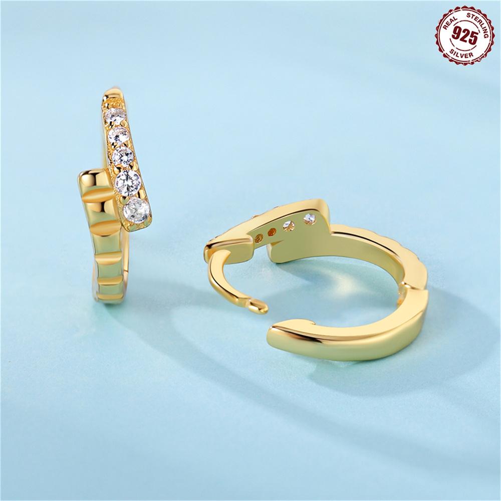 Copper Metal Gold Geometric Earring Brown Butterfly Earring Women's High Quality Fine Jewelry Every Day Elegant Exquisite Perfect Gift Match