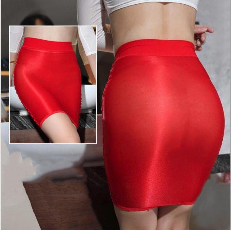 Freeauce Mesh Transparent Skirts For Women Sexy Mini Pencil Black See Through Wrap Hip Skirts Woman Night Club Wear Dress