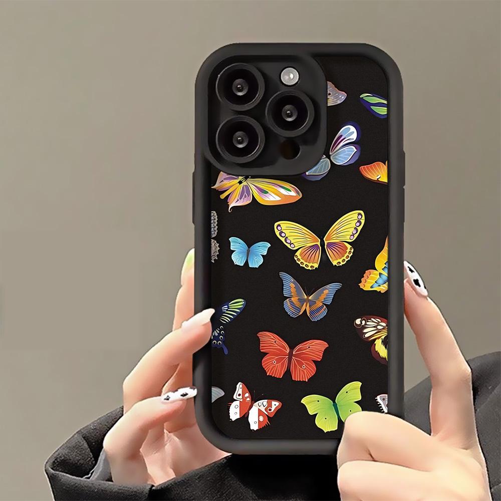 

Чехол для телефона iPhone 11 13 16 Pro Max iPhone 14 15 Pro Max 12 13 Pro Max 16 Plus 7 8 Plus 13 Pro 14 Pro Samsung S24 FE A55 A05S A54 A06 S22 A15 S23 iPhone 7&8 чёрный