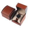 Boîte à Montres Portable PU Cuir Boîte de Rangement Organisateur Support pour Hommes Femmes Bracelet Boîte à Bijoux Vintage avec Coussin en Cuir