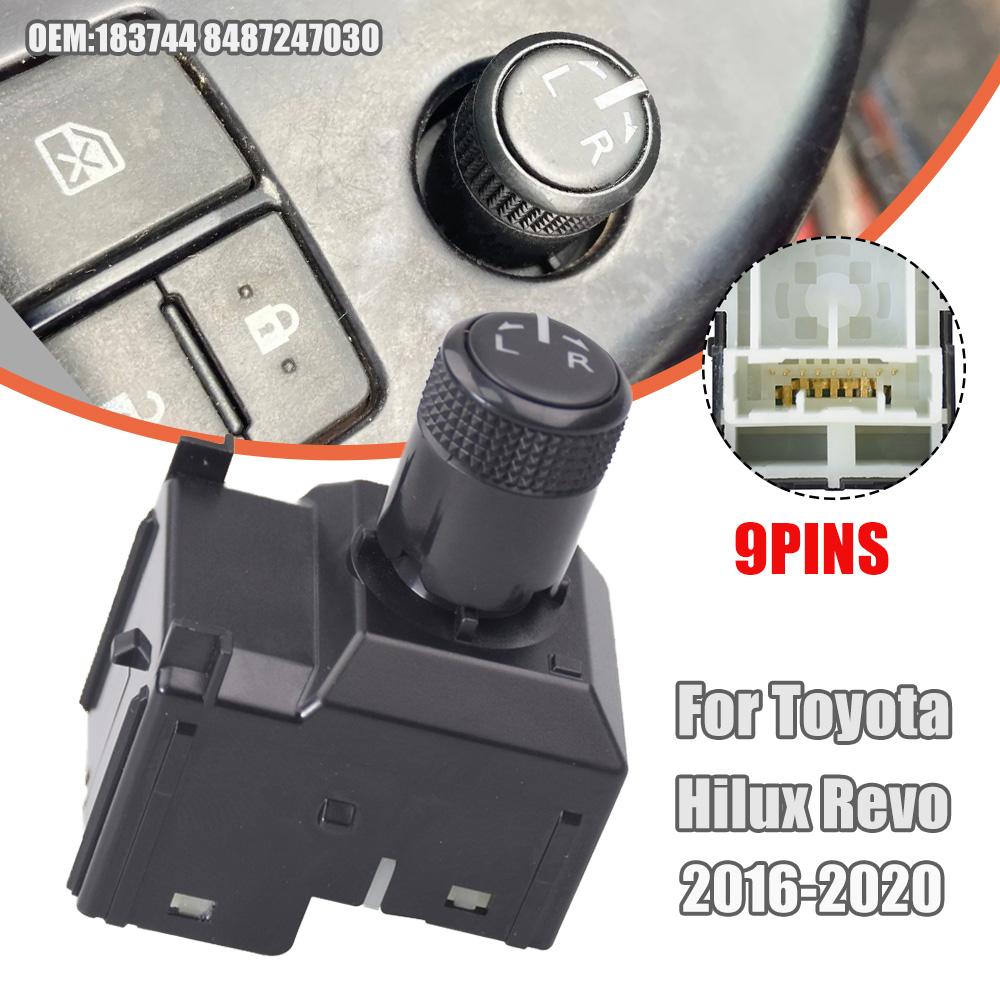 Car High Quality Reverse Mirror Adjust Master Switch For Toyota Hilux Revo 2016 2017 2018 2019 2020 183714 183744 84872-47030