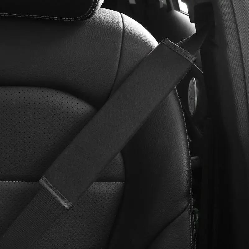 Universell Passend Weiches Fleece Auto-Sicherheitsgurt-Polster Abdeckung, Sicherheitsgurt Schulterpolster Schutz Baumwolle Innenraum Zubehör