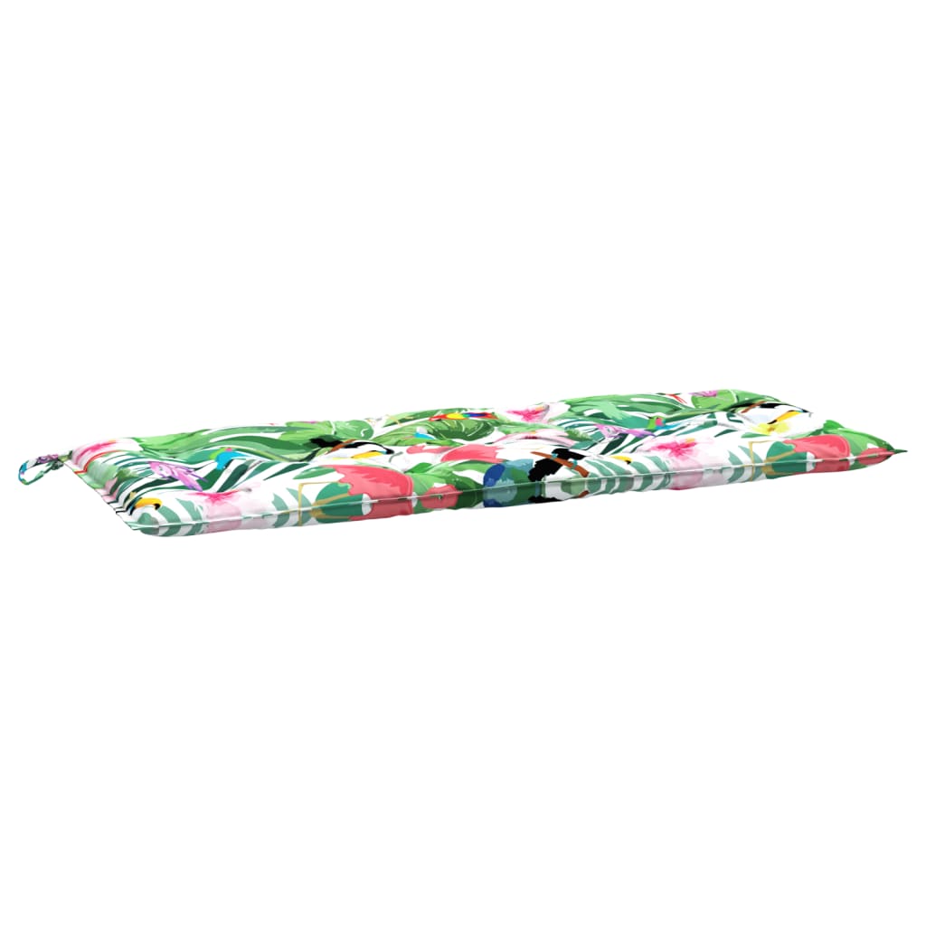 Garden Bench Cushion Multicolor 120x50x7 Cm Fabric