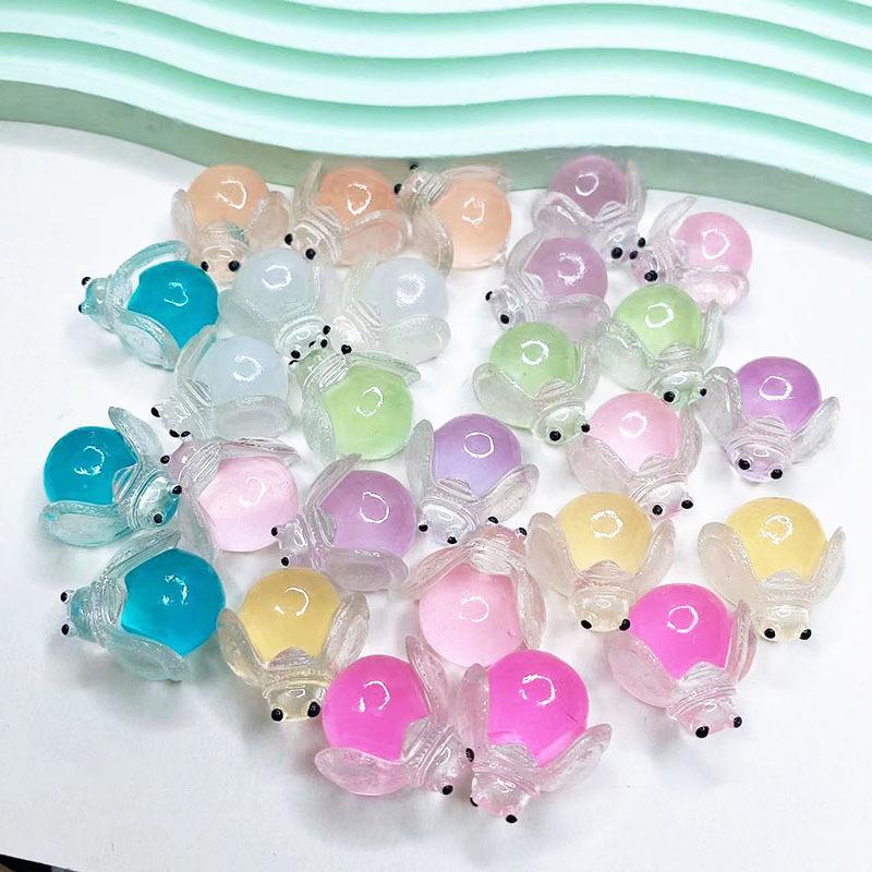 

Set of 10 Resin Luminous Miniature Animal Figurines Glowing Firefly Style Decorative Accessories for Crafts and Collections One Size