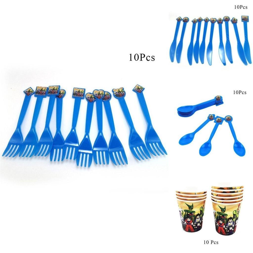 Dragon Ball Z Theme Party Decor Supplies Tableware For Vibrant Birthday Celebrations