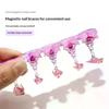 Magnetic Acrylic Nail Practice Stand Butterfly Shape Nail Display Stand Tips Holder Wearable Nail Display Stand Tool