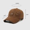 Hole Cotton Hat Embroidered Baseball Cap Unisex Outdoor Sun Hat
