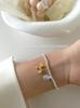 Round Bead Bear & Balloon Dog Bracelet: Women's Hip Hop Wristband