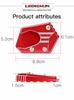 LEDISHUN Kickstand Side Stand Stand Stand Plate Extension Aluminum Compatible Honda CB150R CBR250R CB300F