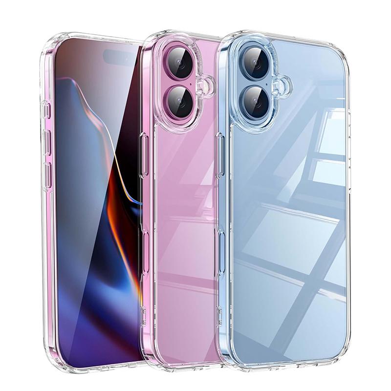 Military Grade Hard PC Case for iPhone 17 Pro Max Case Shockproof Hybird Clear Silicone TPU Phone Case for iPhone 17 Air 5G iPhone17