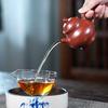 Yixing Zisha Teapot: Handmade Da Hong Pao High Handle Tea Set by Famous Artist