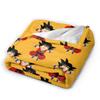 DBZ Goku Pattern Blanket Anime Characters Plush Funny Warm Throw Blanket for Coverlet Spring/Autumn,
