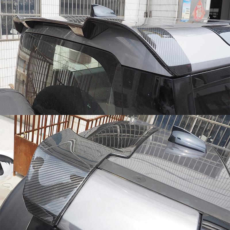 Carbon Fiber Rear Spoiler for Land Rover Defender 90/110: Wind Deflector Upgrade