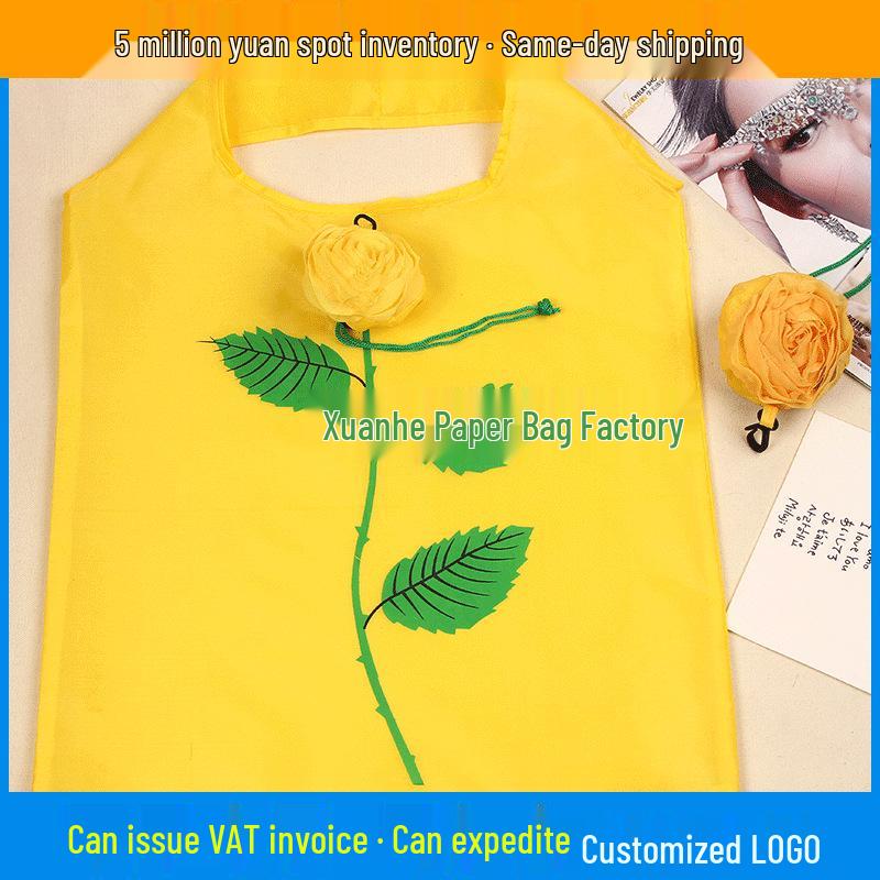 Eco-friendly Non-woven Rose Polyester Grocery Bag 10