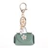 Xiaohongshu Mini Keychain Bag - Cute & Stylish Coin Purse and Korean-Style Leather Car Key Pendant