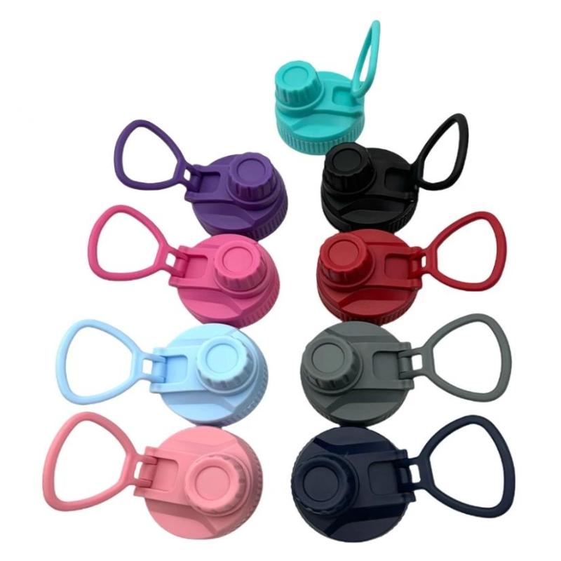 Tappo Sportivo Colorato con Manico Grande per Borracce a Bocca Larga Tappo Sostituzione per Bicchiere Termico