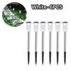 6PCS Solar Outdoor Lamp RGB Night Lights IP65 Waterproof Stainless Steel Long Battery Life Garden Yard Walkway Lawn Decor