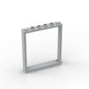 MOC 10PCS 42205 Window 1x6x6 Building Block Kit Flat Front Door Frame Accessories Bricks DIY Idea Toy Children Kid Birthday Gift