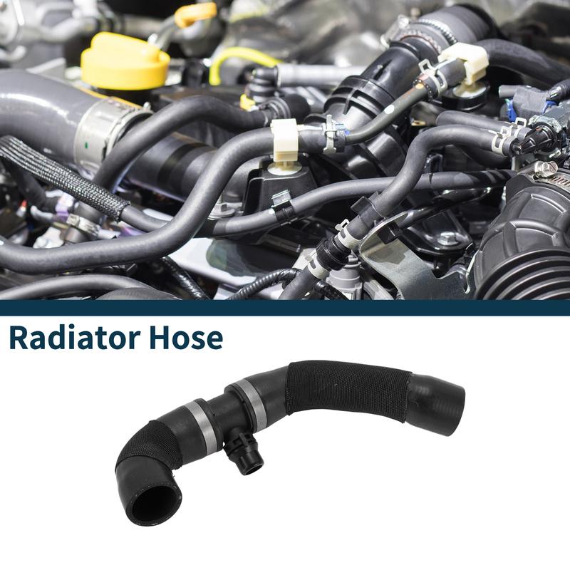 Motoforti Radiator Hose Heater Hose No.11538645480 for BMW Mini Cooper 18-23 Rubber Coolant Hose Black 1 Pc