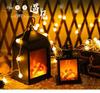 Nordic LED Flame Fireplace Lamp - Decorative Christmas Home Ornament