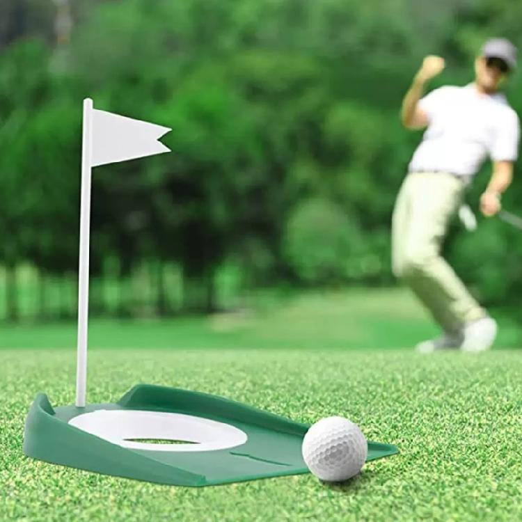 Portable Golf Putting Cup Replacement Indoor Golf Putting Trainer With Hole Flag Golf Training Equipment Easy to Use