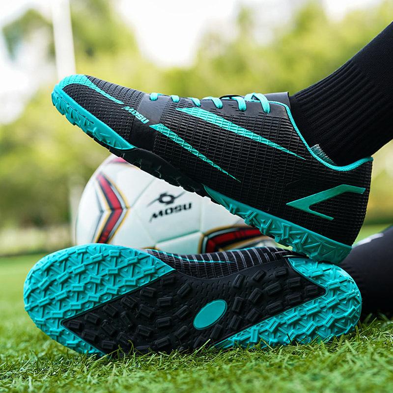 Large Size 2025 Summer New Long Nails Broken Nails Football Shoes Men's Low-top Grass Student Training Outdoor Sports
