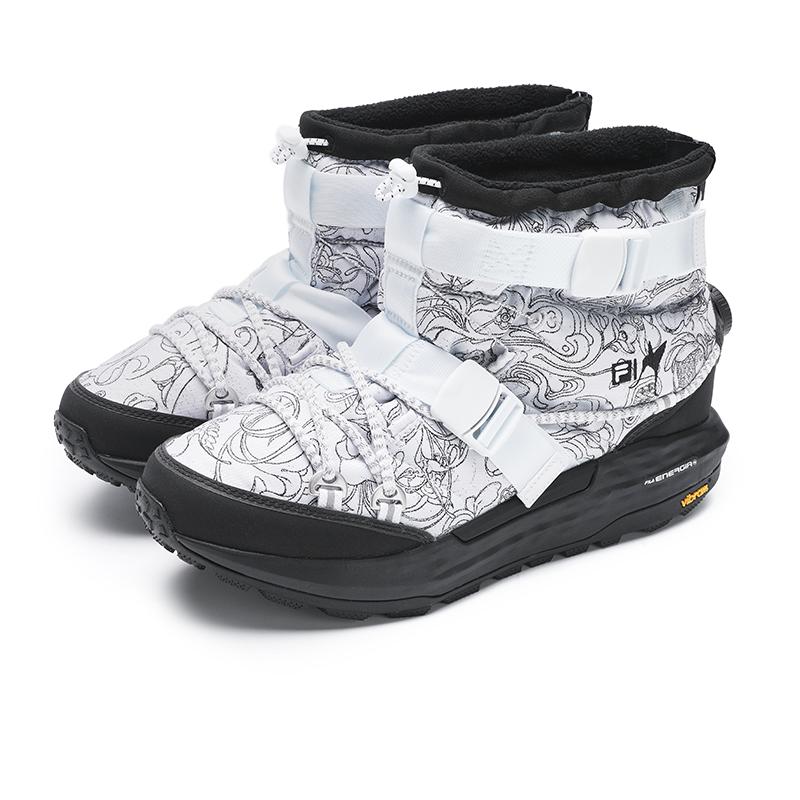 Fila James Jean X  Boa Explorer 2 Durable Fashion Short Outdoor Boots Men boots White Black A12M441207FWT