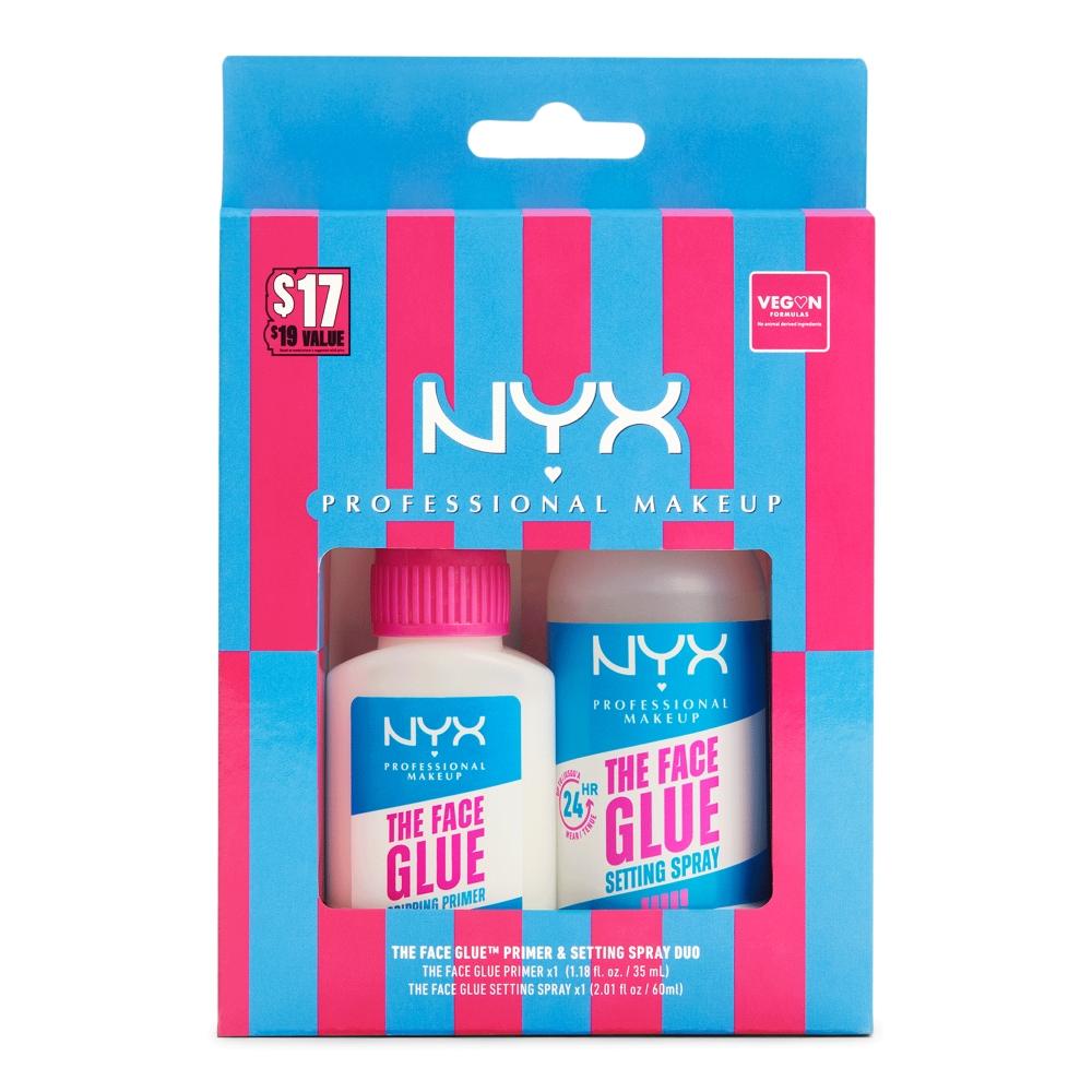 Nyx Professional Makeup The Face Glue Primer And Setting Spray Duo Kit