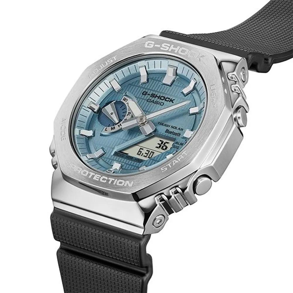 GIAL OC Bluetooth Tough Solar Metal Case Watch GBM-2100A-1A2DR