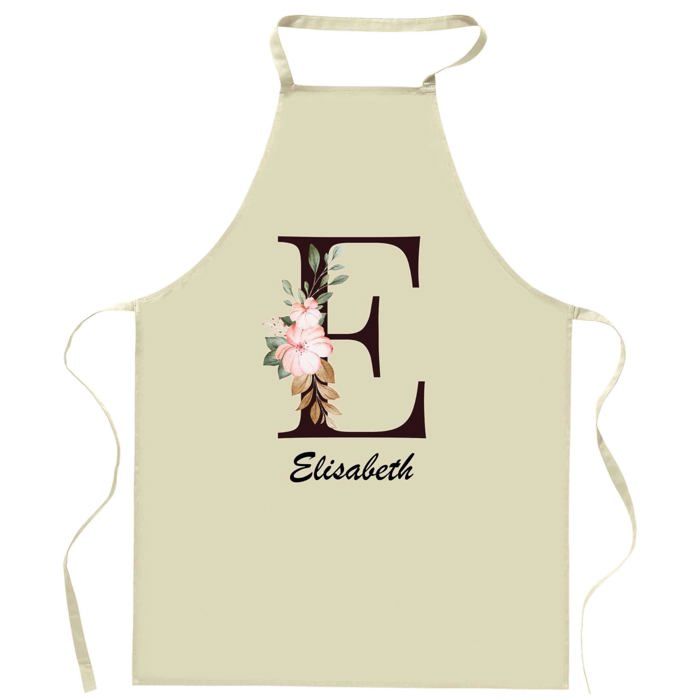 Tablier de cuisine - Elisabeth Lettre - Impression bretonne - Coton résistant - Imprimé en France
