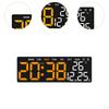 Desk Clock Displaying Date, Time, and Temperature Features