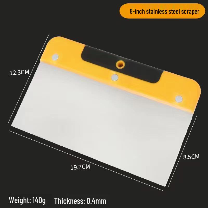 Stainless Steel Multi-Use Scraper and Putty Knife for Plastering