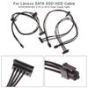35/45/65Cm Mini 4 Pin To Sata Power Supply Cable For Lenovo Sata Ssd Hdd Cable