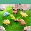 Colorful Resin Dinosaur Desk Decoration Adorable Cartoon Dinosaur Ornaments