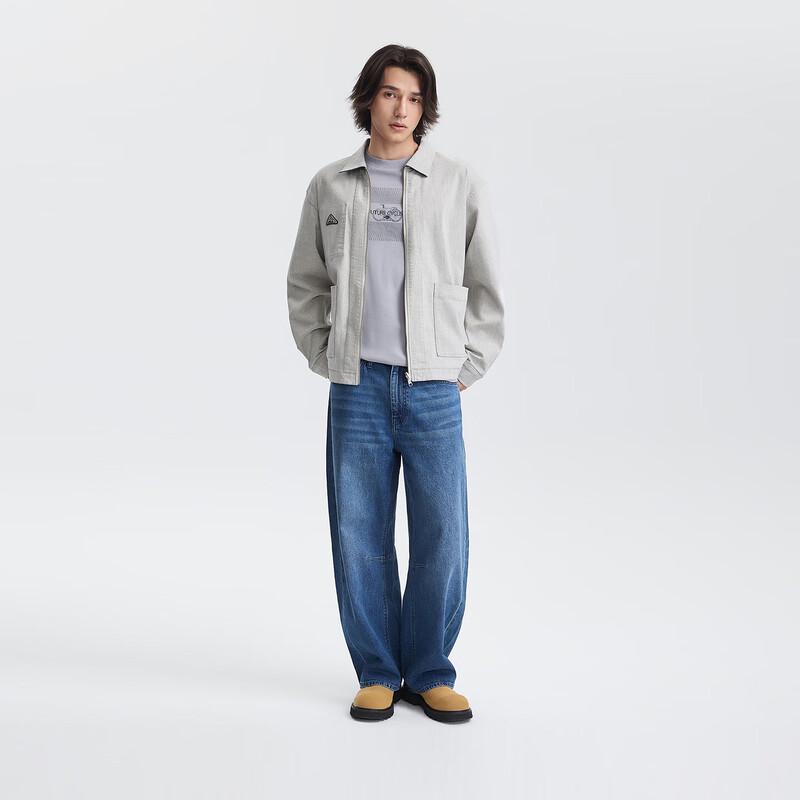 Lee Unisex Loose Fit Wide-Leg Denim Jeans