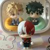 10cm boku no hero academy figurka anime midoriya izuku figurka akcji bakugo katsuki/todoroki shoto statuetka pvc zabawki kolekcjonerskie