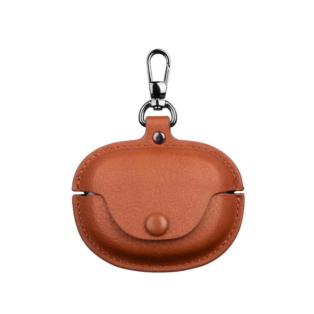 Husă din piele pentru căști business pentru Bose QuietComfort Earbuds 2 Bose Ultra Wireless Earbuds Husă de protecție Accesorii pentru căști For Bose Ultra brown