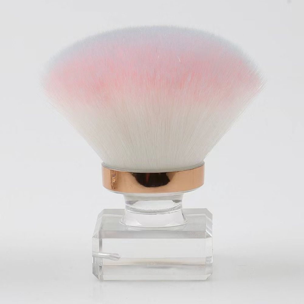 Mini Rose Shape Powder Blusher Brush Dust-proof Nail Art Nail Cleaning Brush Imitation Wool Manicure Makeup Brush Makeup