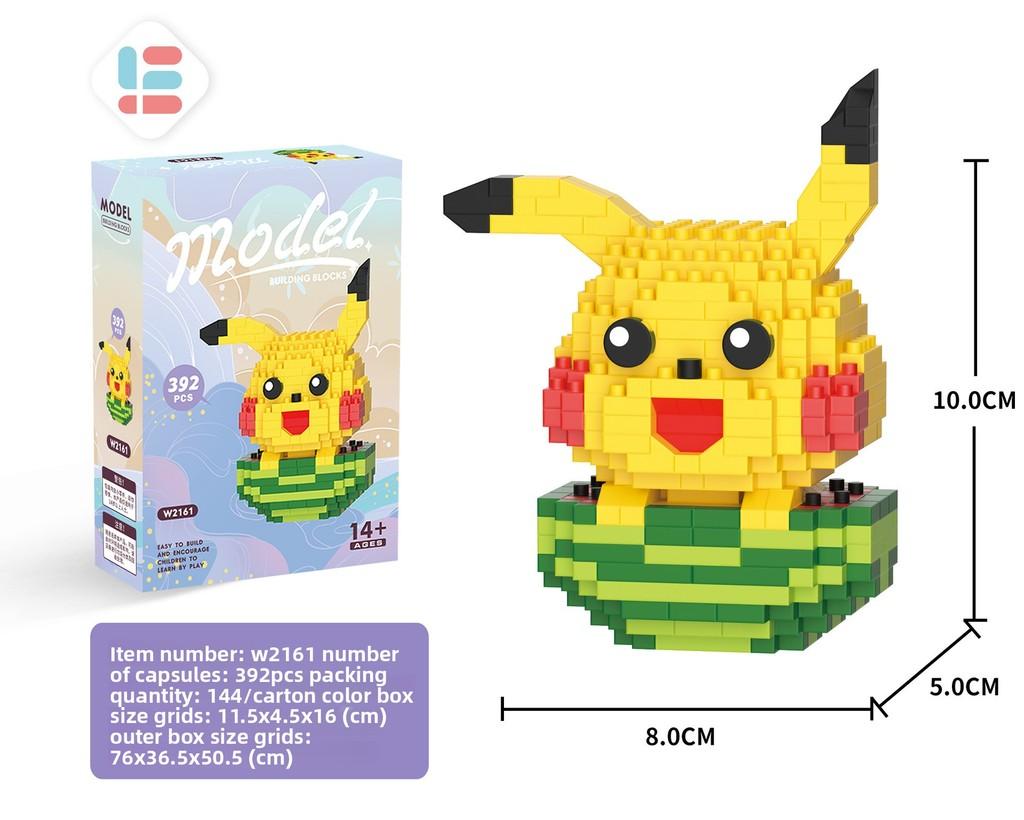 Disney Mickey Pikachu Pikachu Duffy Panda Building Blocks For Kids Toy Gift For Children