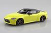 Aoshima Bunka Kyozai Rakupla Snap Kit Nissan RZ34 Fairlady Z Custom Wheels Ikazuchi Yellow Plastic Model Co., Ltd. (AOSHIMA) 1/32 No. 17CU-IY