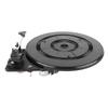 Record Player Turntable Black Plastic Belt Drive Gramophone Turntable Instrument Accessory