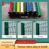 PVC Coated Peach Post Security Fence