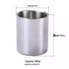 304 Stainless Steel Anti-Scald Double-Layer Water Cup for Kids and Students with Engraving