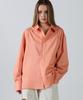 SSIN AND LEE Women Lin Back Cotton Overshirt Peach Fuzz