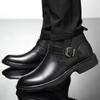 Marke Winter Warme Herren Schneestiefel Hohe Qualität Echtes Leder Krokodilmuster Herrenstiefel mit Fell Luxus Herrenschuhe Größe 36-46